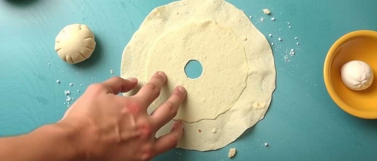 Roti Rolling Race - The Rolling Challenge Roti Rolling Race rolling challenge showing player using touch controls to roll dough into circular shape
